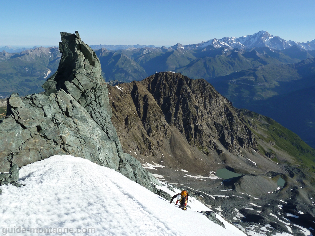 Arete nord Du Mont Pourri 04